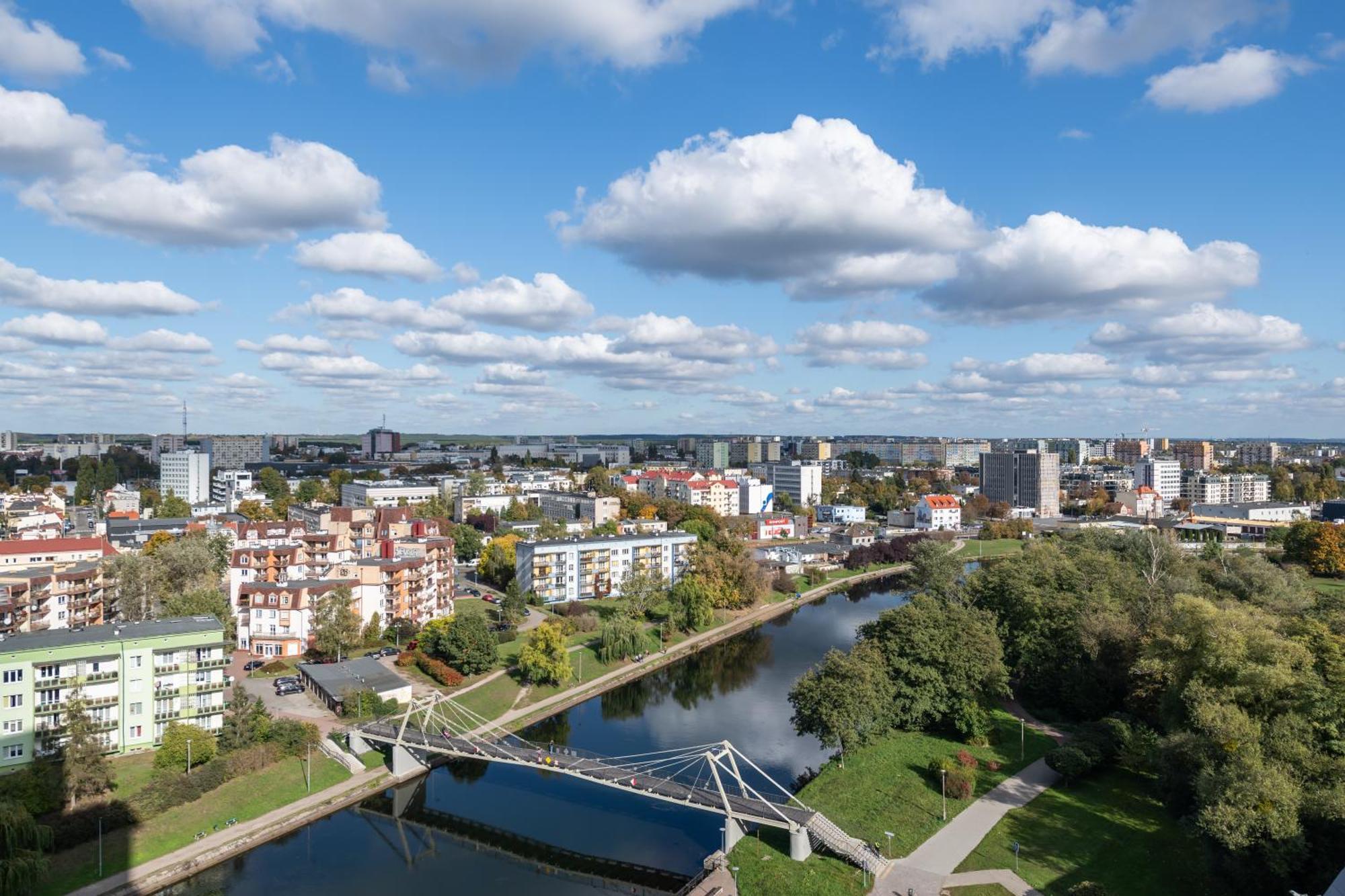 Apartament River Tower W Bydgoszczy Na14 Kondygnacji Exteriör bild